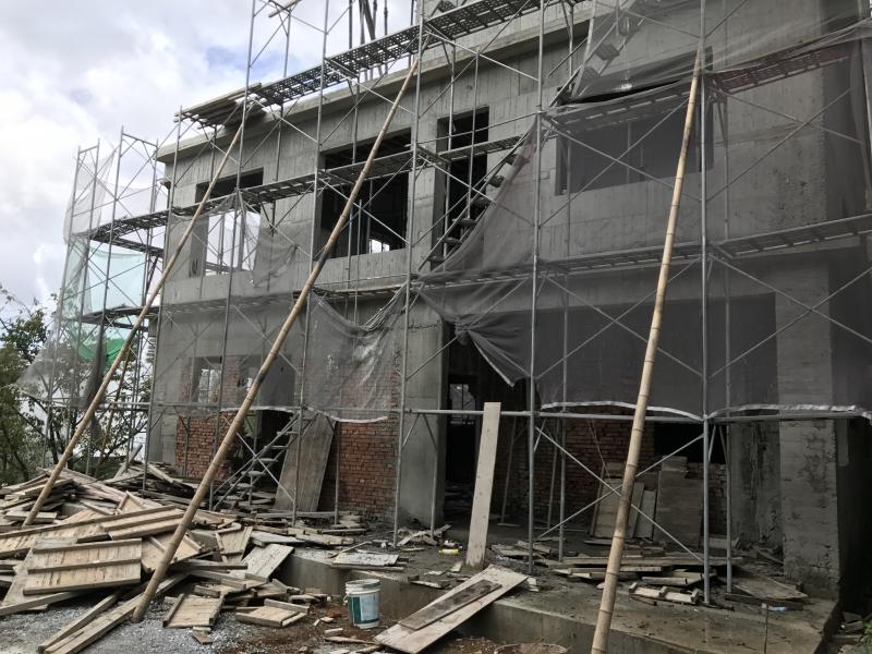 至美園興建圖檔 (左側面)